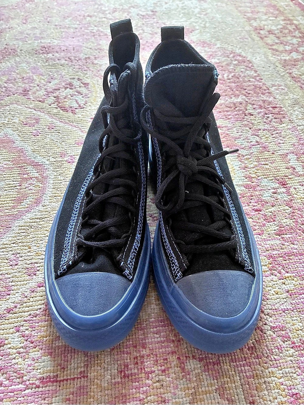 Converse Black High Top Sneakers